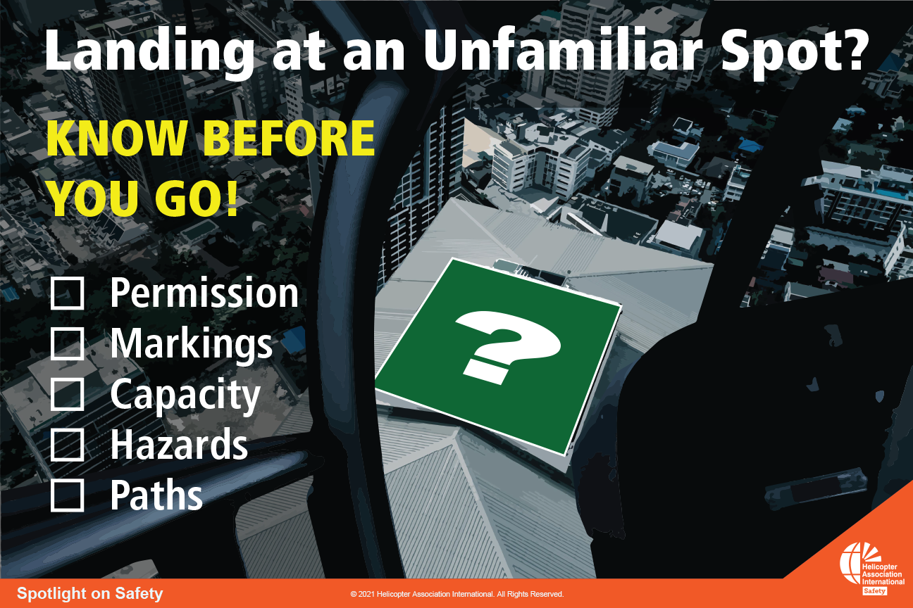 Landing in an Unfamiliar Spot? Know Before You Go!