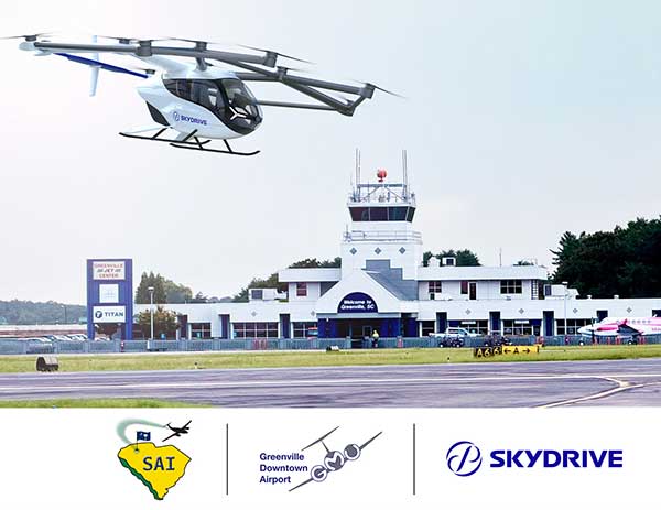 SkyDrive, SAI to develop air taxi service in South Carolina