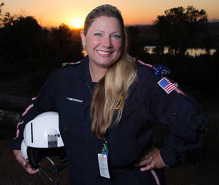 Air Methods celebrates 1,000th transfer for float flight nurse