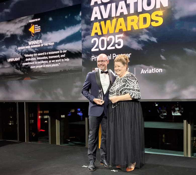 LifeFlight wins pair of Australian Aviation awards
