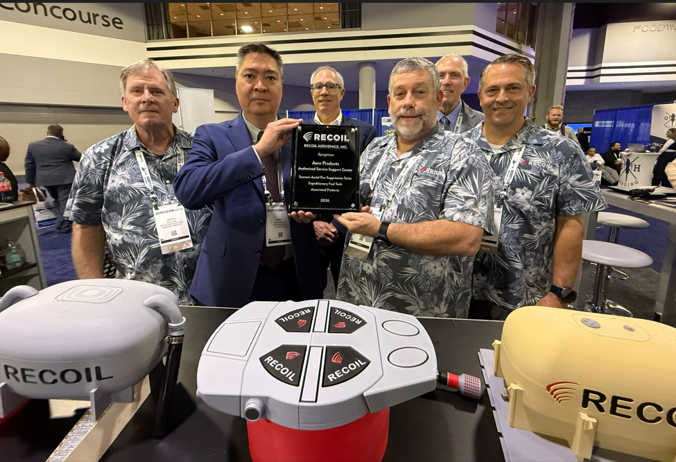 Revision: Recoil Aerospace appoints Aero Products as authorized service support center