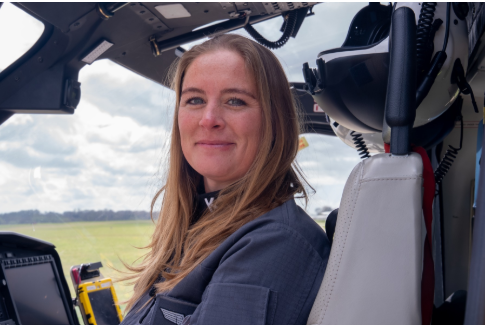 Air Ambulance KSS adds 1st female pilot