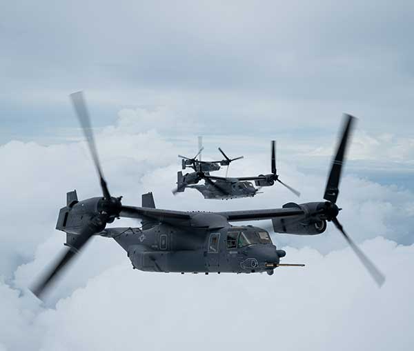 Bell releases results from CV-22 nacelle improvement program