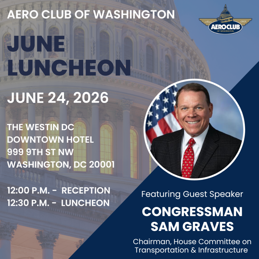US Congressman Sam Graves to speak at Aero Club luncheon